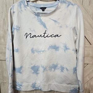 Nautica Tie-Dye Logo Sweatshirt Women’s Medium
